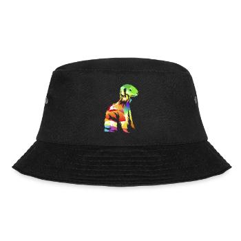 Munterer Bedlington Terrier Agility - Bucket Hat - Schwarz - Vorne