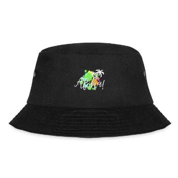Aloha Tropen-Splash - Bucket Hat - Schwarz - Vorne - Lela (165cm)