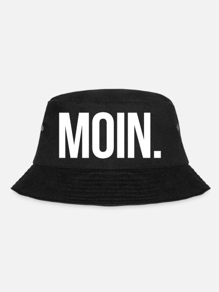 MOIN. - Schlicht und Aussagekräftig - Bucket Hat - Schwarz