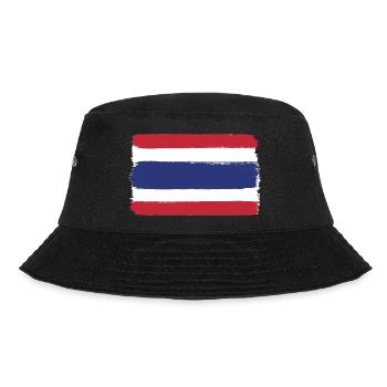 Drapeau de la Thaïlande look utilisé - Bob - noir - Devant - Lela (165cm)