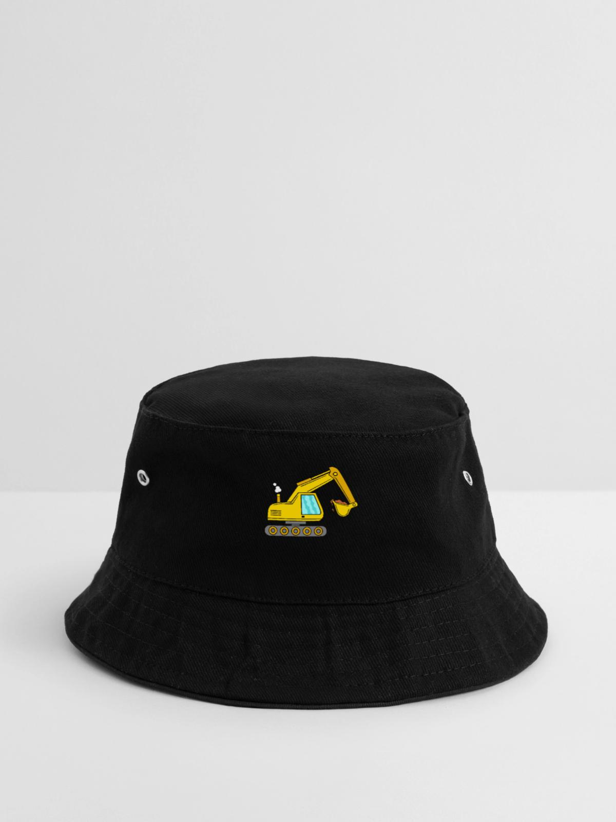 Bagger - Bucket Hat - Schwarz - Vorne