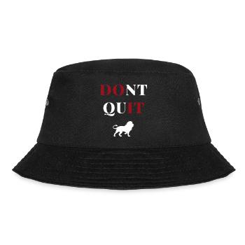 don't quit lion heart - Bucket Hat - black - Front - Lela (165cm)
