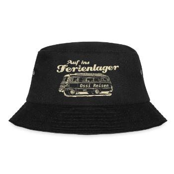 Ello DDR Oldtimer Bus - Bucket Hat - Schwarz - Vorne