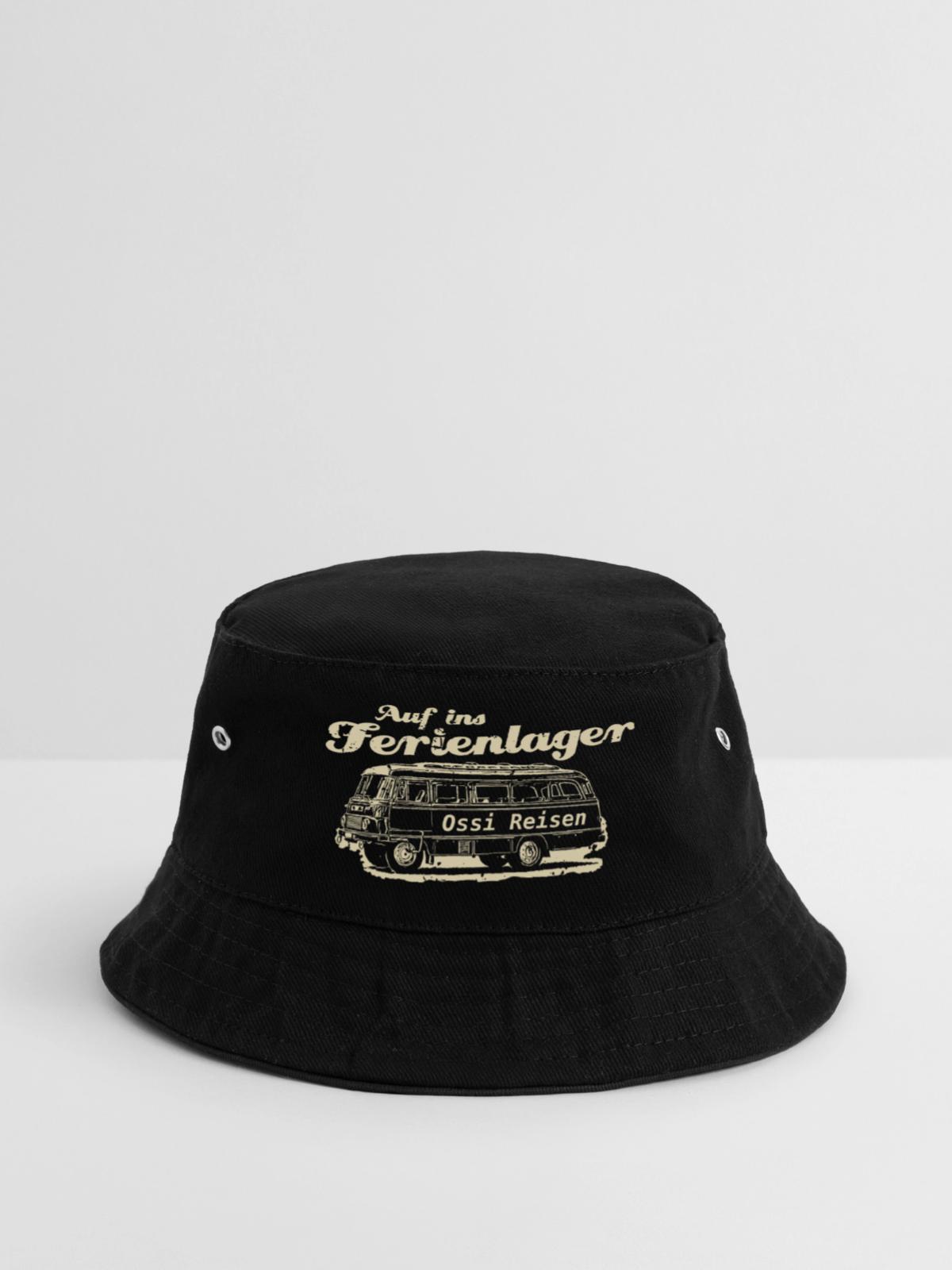Ello DDR Oldtimer Bus - Bucket Hat - Schwarz - Vorne