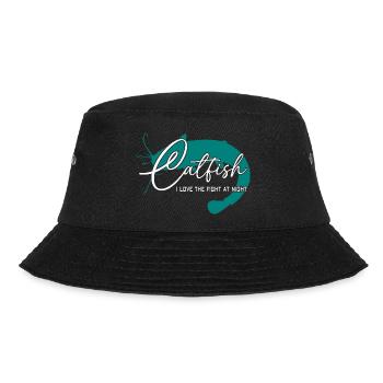 Wels Waller angeln Sportfischen Flussmonster - Bucket Hat - Schwarz - Vorne - Lela (165cm)