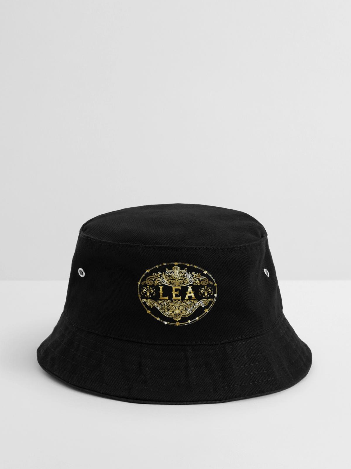 Lea - Bucket Hat - Schwarz - Vorne