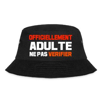 Officiellement adulte ne pas vérifier - Bob - noir - Devant - Lela (165cm)