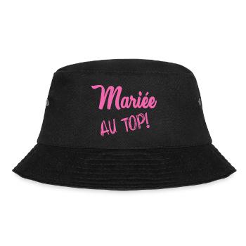 BRAUT AN DER SPITZE - Bucket Hat - Schwarz - Vorne - Lela (165cm)