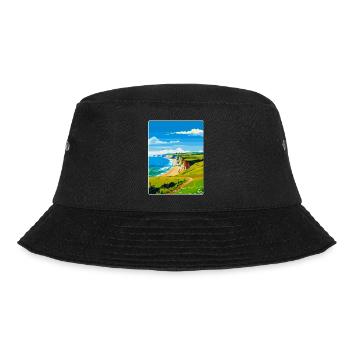 Dorset Uk Vintage Travel Poster Souvenir WPA - Bucket Hat - black - Front - Lela (165cm)