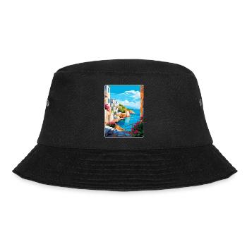 Rhodes Grèce Vintage Voyage Poster WPA Souvenir - Bob - noir - Devant - Lela (165cm)