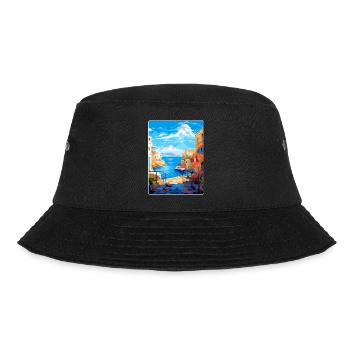 Héraklion Grèce Affiche de voyage vintage souvenir - Bob - noir - Devant - Lela (165cm)