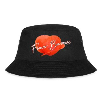Mohnblume Blumenhändler Blumenliebhaber - Bucket Hat - Schwarz - Vorne