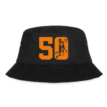 NUMBER 50 BASKETBALL 50TH BIRTHDAY - Bucket Hat - black - Front - Lela (165cm)