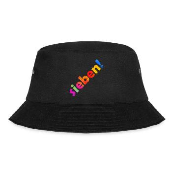 SIEBEN 7 JAHRE 7. GEBURTSTAG - Bucket Hat - Schwarz - Vorne - Lela (165cm)