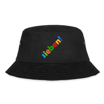 SIEBEN 7 JAHRE 7. GEBURTSTAG - Bucket Hat - Schwarz - Vorne - Lela (165cm)