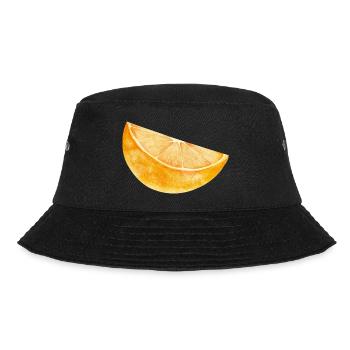 Orange - Bucket Hat - Schwarz - Vorne
