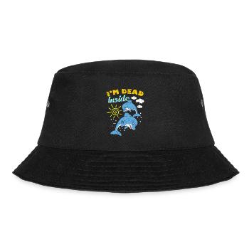 Dead Inside - Bucket Hat - Schwarz - Vorne