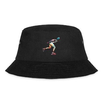 Federnde Eiskunstlauf Meisterschaft - Bucket Hat - Schwarz - Vorne