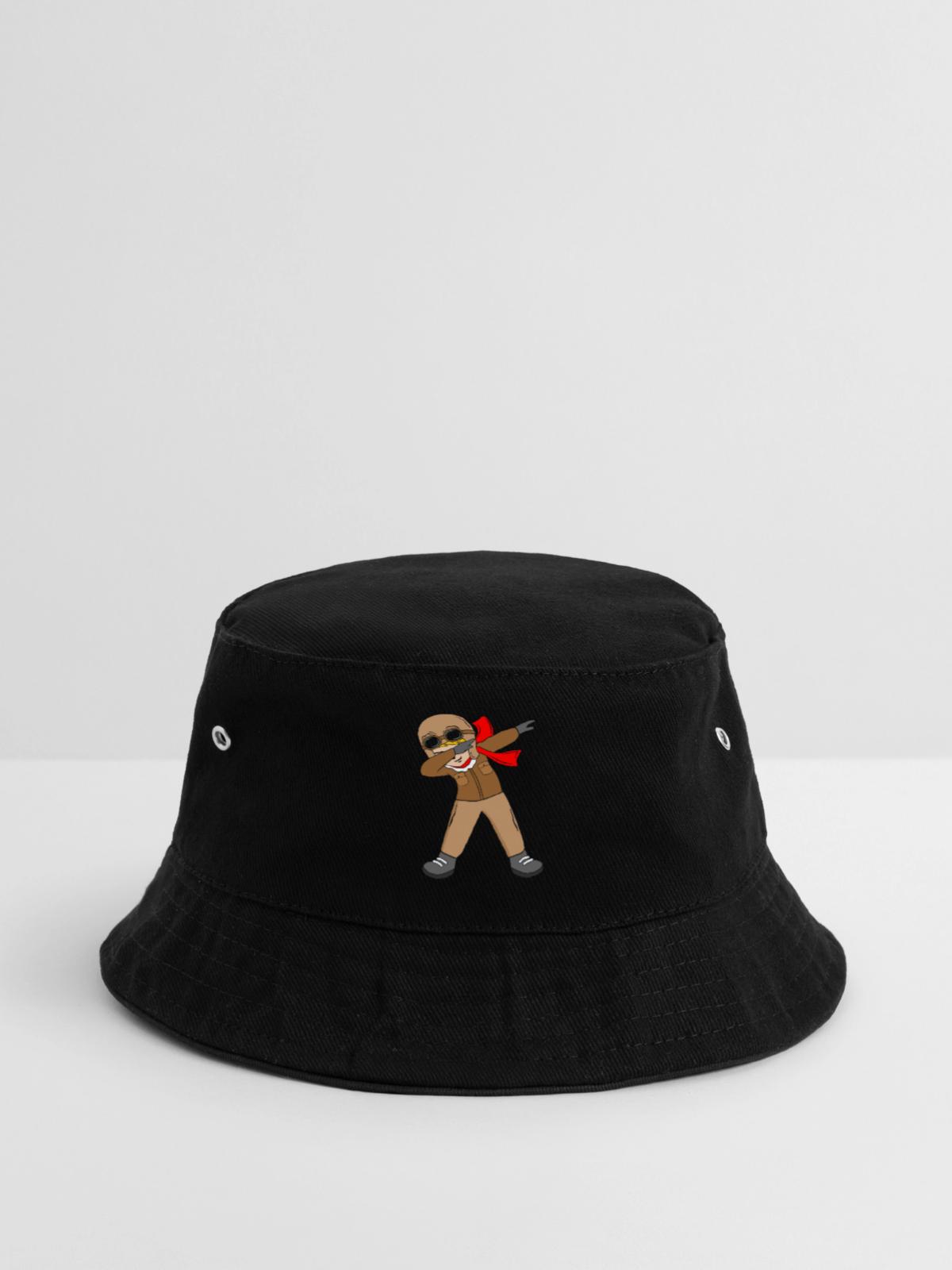 Pilot Dab - Bucket Hat - Schwarz - Vorne