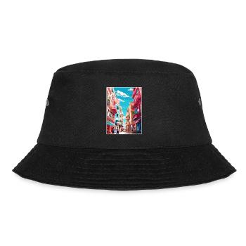 Buenos Aires Argentinien Vintage Reiseposter WPA - Bucket Hat - Schwarz - Vorne