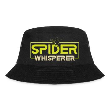 Spinnenflüsterer Spinnenliebhaber Arachnid Tarantu - Bucket Hat - Schwarz - Vorne