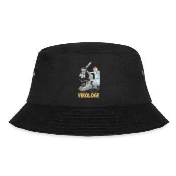 Cleverer Virologe Forschungslabor - Bucket Hat - Schwarz - Vorne