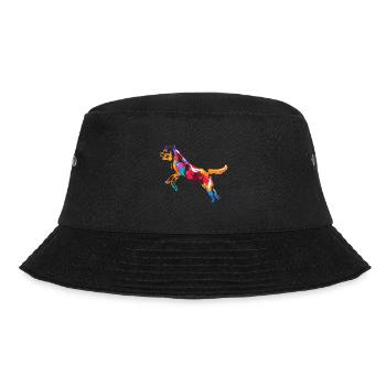 Wachsamer Rottweiler Familienwache - Bucket Hat - Schwarz - Vorne