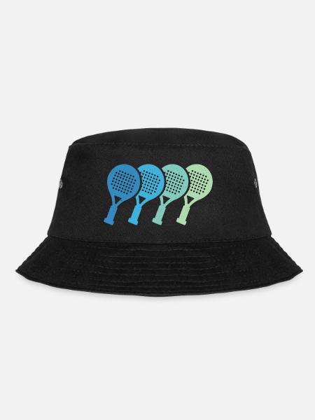 Padel-Tennis Padelspieler Padelschläger Padel - Bucket Hat - Schwarz