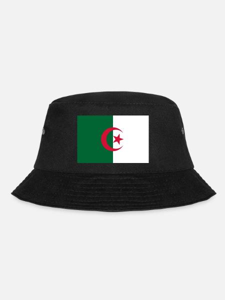 Algerien - Bucket Hat - Schwarz