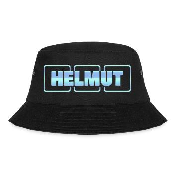 Helmut als Knuffig - Bucket Hat - Schwarz - Vorne