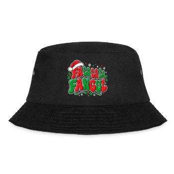 Falala Fangul Weihnachts-Spaß - Bucket Hat - Schwarz - Vorne