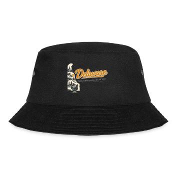 Delaware Retro Vintage First State Blue Hen Design - Bucket Hat - Schwarz - Vorne