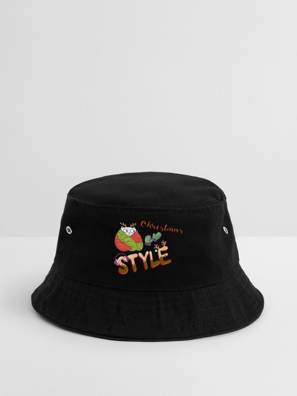 Christmas Style - Bucket Hat - Schwarz - Vorne
