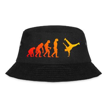 Geschenkidee für einen Hip-Hop-Tänzer mit B-Boying - Bucket Hat - Schwarz - Vorne