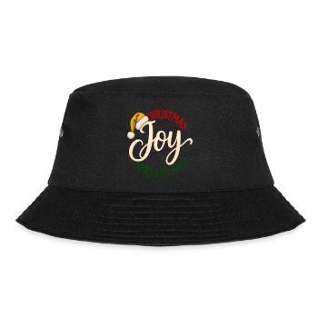 Christmas Joy Spreads Fast Weihnachten Familie - Bucket Hat - Schwarz - Vorne