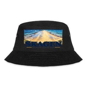 Skagen – Grenen und zwei Meere in Farbe - Bucket Hat - Schwarz - Vorne