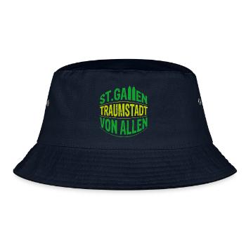 St.Gallen - Traumstadt von allen - Bucket Hat - Navy - Vorne