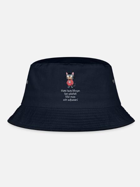 Fast gelächelt – Glück gehabt! - Bucket Hat - Navy