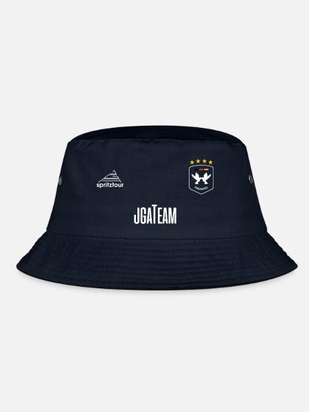 JGA - Trikot - JGA TEAM - Weiße Schrift - Bucket Hat - Navy