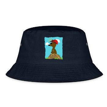 blinde maulwurf - Bucket Hat - Navy - Vorne