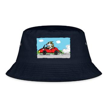 rennfahrer - Bucket Hat - Navy - Vorne