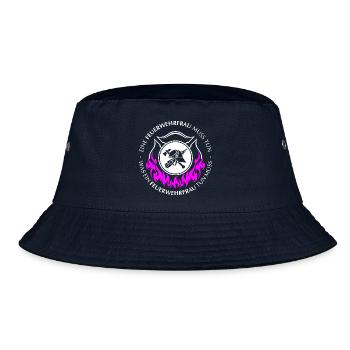 Eine Feuerwehrfrau muss tun hell - Bucket Hat - Navy - Vorne