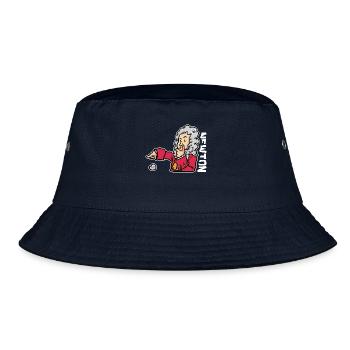 Brillanter Physiker Gravitationsgesetz - Bucket Hat - Navy - Vorne