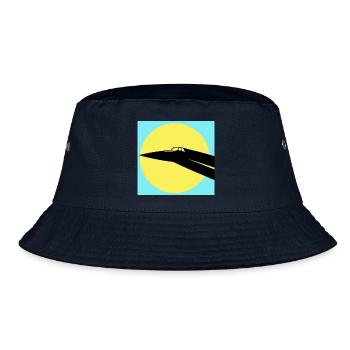 Concorde und Sonne - Bucket Hat - Navy - Vorne