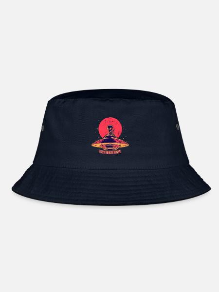 Alien Spruch Lustig Alienfan Vintage Aliens - Bucket Hat - Navy