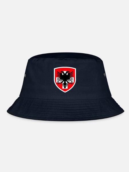 Albanien - Schweiz - Kosovo - Bucket Hat - Navy