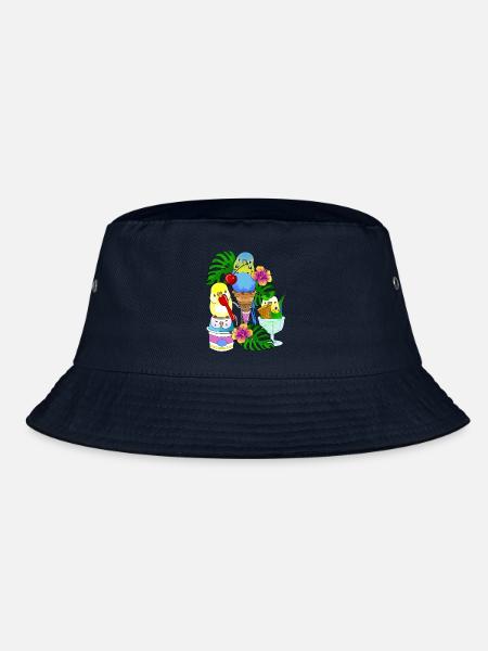 Wellensittich Eis Eiscreme - Bucket Hat - Navy