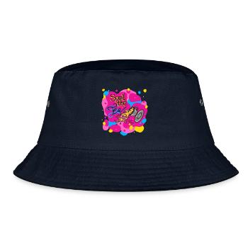 Spoil the Tea - Calypso Blous - Bucket Hat - Navy - Vorne