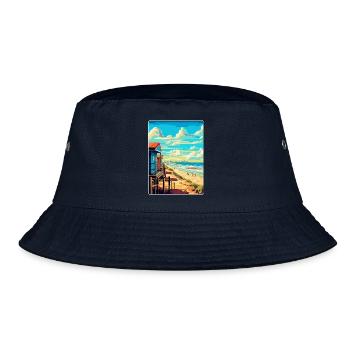 Zandvoort Pays-Bas Affiche de voyage vintage WPA - Bob - marine - Devant