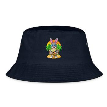 Lunettes de soleil de plage d’été de dessin animé de lapin drôle - Bob - marine - Devant